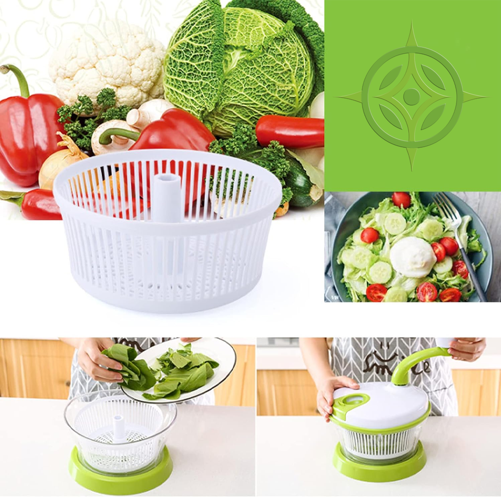 Picador Manual de Verduras 4 en 1 Multiuso con Manivela y Accesorios - Imova.pe