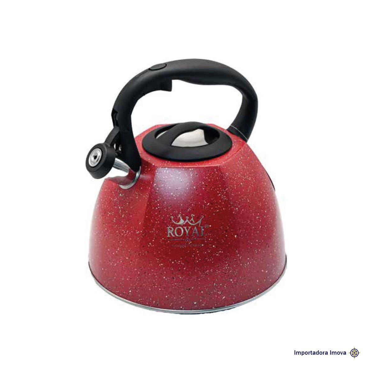 Tetera de Acero Inoxidable Royal 5 Litros - Acabado Granito - Imova.pe
