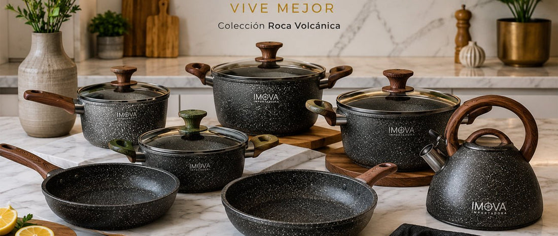 Cocina moderna con roca volcánica: elegancia, resistencia y sabor en tu hogar - Imova.pe