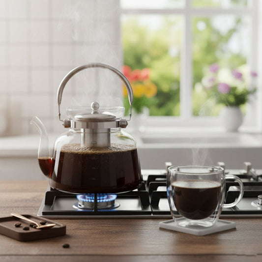 Cafetera de Borosilicato 1600 ml - Imova.pe