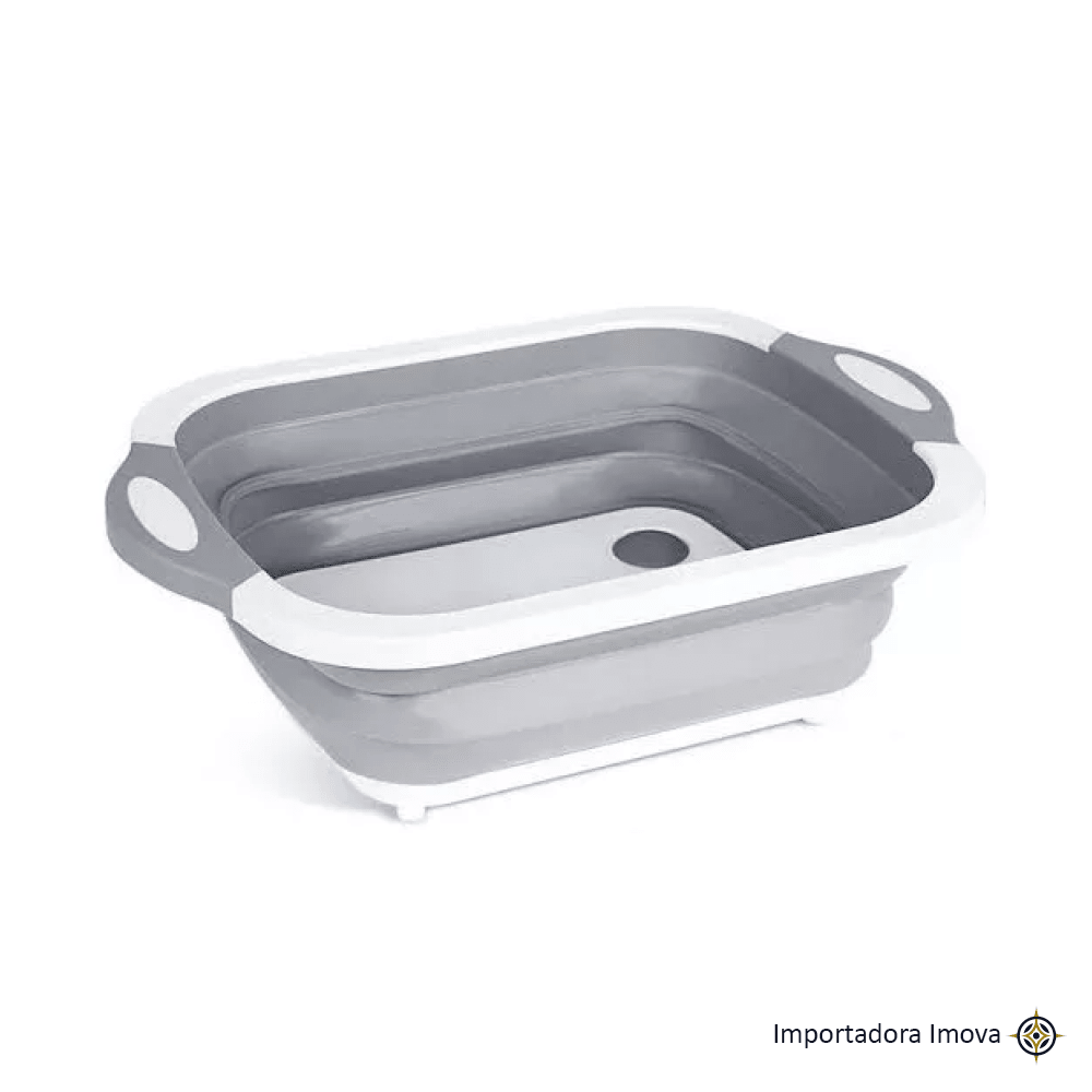 Colador Multiuso Plegable de Silicona y Polipropileno – Escurridor de Cocina Compacto - Imova.pe