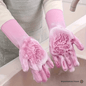 Guantes de Silicona Multiuso con Cerdas Limpiadoras - Imova.pe