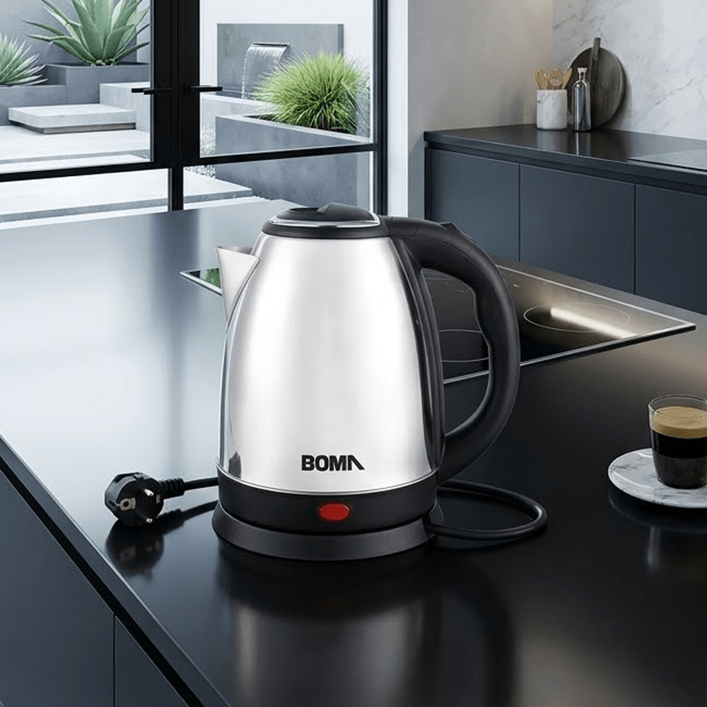 Hervidora Eléctrica 1.8 Litros de Acero Inoxidable – Hervidor Eléctrico Cocina - Imova.pe
