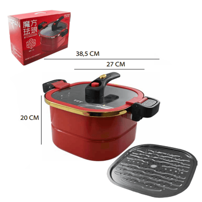 Olla a presión Imova 6 L – Cocina rápida y segura - Imova.pe