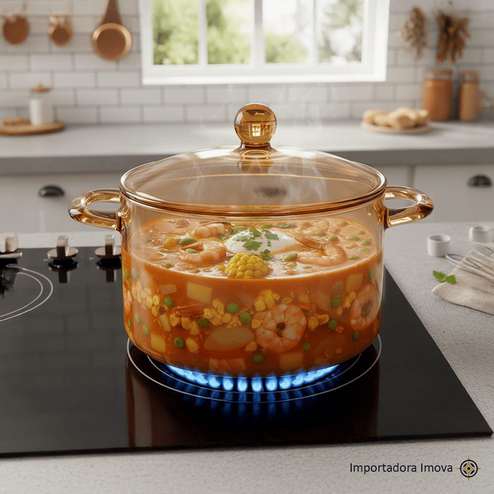 Olla de borosilicato 1500 ml - Imova.pe