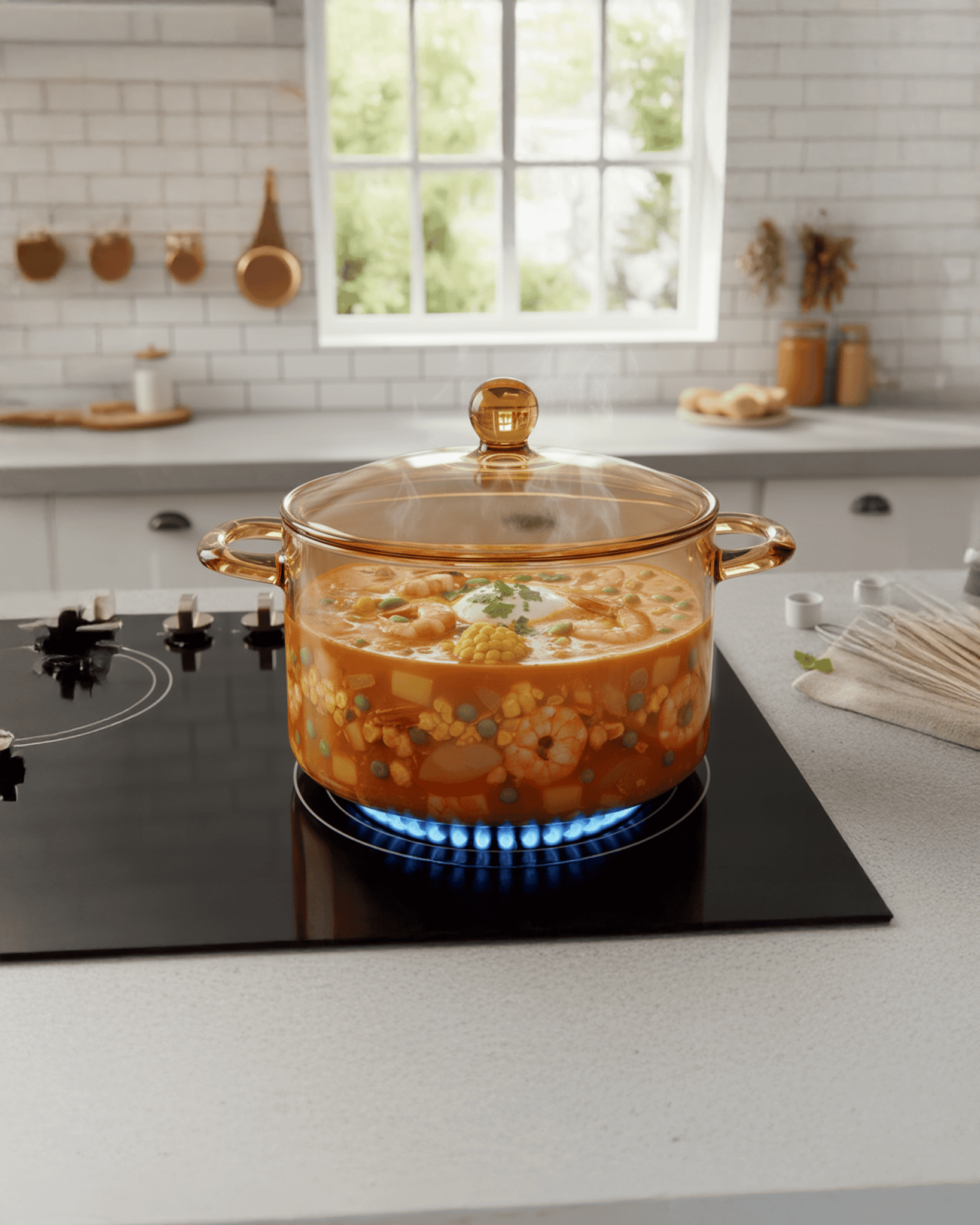 Olla de borosilicato 1500 ml - Imova.pe