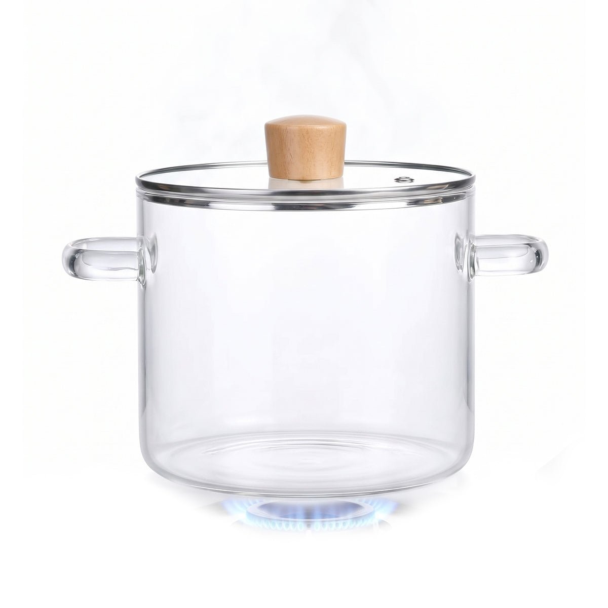 Olla de Vidrio Borosilicato 3.5 Litros Resistente al Calor - Imova.pe
