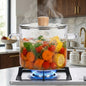 Olla de Vidrio Borosilicato 3.5 Litros Resistente al Calor - Imova.pe