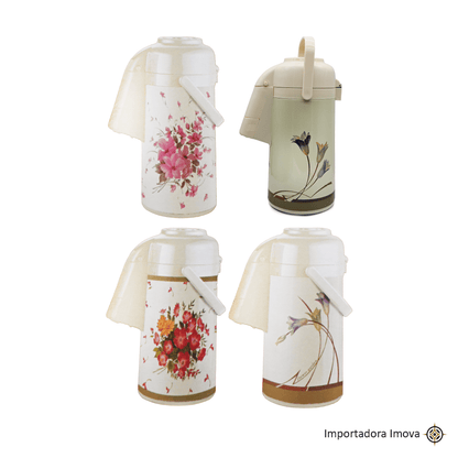Termo Sifón 3 Litros con Ampolla de Vidrio – Diseño Decorativo - Imova.pe