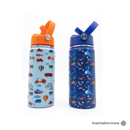 Termo Tomatodo Infantil 450 ml con Sorbete – Acero Inoxidable 304 - Imova.pe