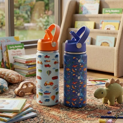 Termo Tomatodo Infantil 450 ml con Sorbete – Acero Inoxidable 304 - Imova.pe