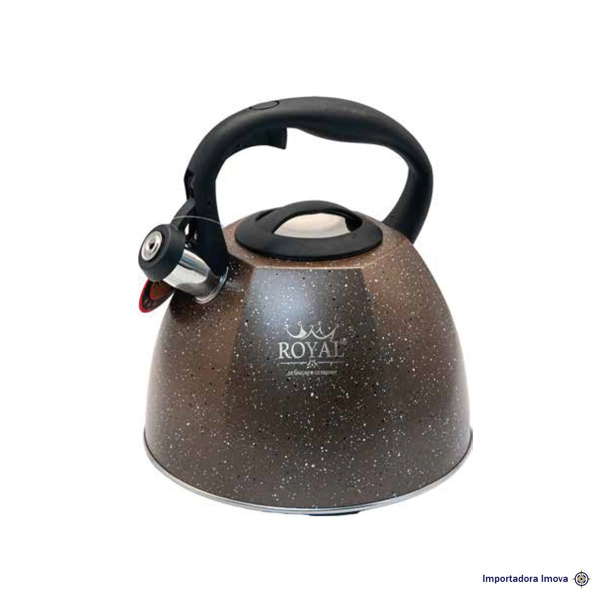 Tetera de Acero Inoxidable Royal 5 Litros - Acabado Granito - Imova.pe