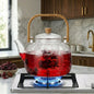 Tetera de Vidrio Borosilicato 1300 ml con Infusor - Imova.pe